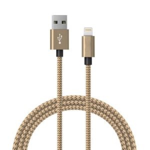 MFI Certified Lightning Charging Cable for iPhone- 6 Colors - Gold