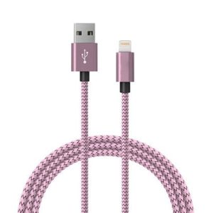 MFI Certified Lightning Charging Cable for iPhone- 6 Colors - Pink