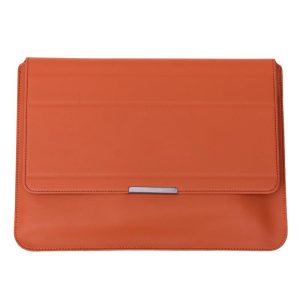 Transformable Vegan Leather Laptop Bag Set (Laptop Stand) - Hazelnut Brown, 14 Inch