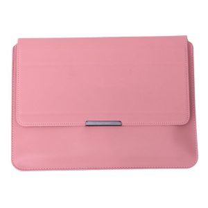Transformable Vegan Leather Laptop Bag Set (Laptop Stand) - Blush Pink, 14 Inch